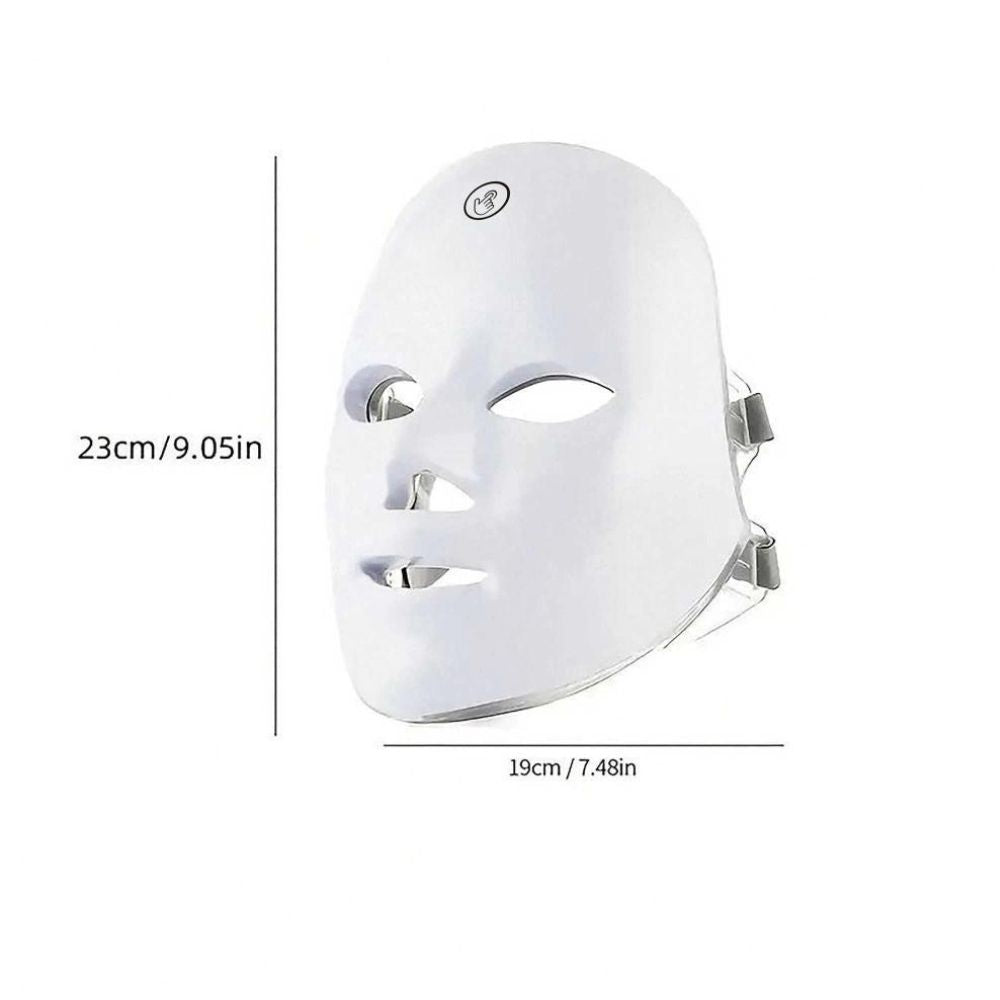 GlowMask - Maschera per terapia a LED con 7 colori per la cura del viso